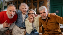 healthy senior senior community and support